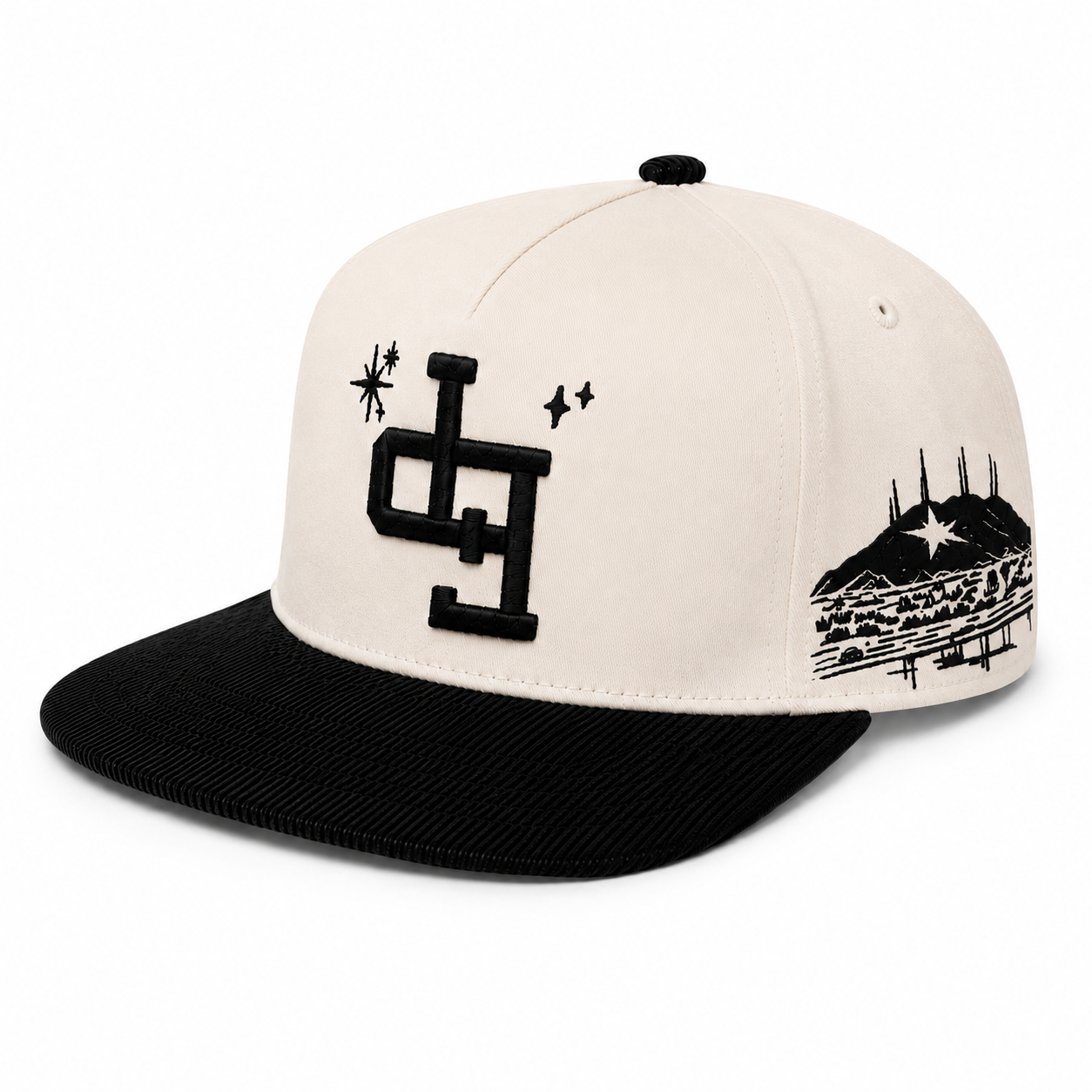 EP Panda Mountain Star Snapback Hat